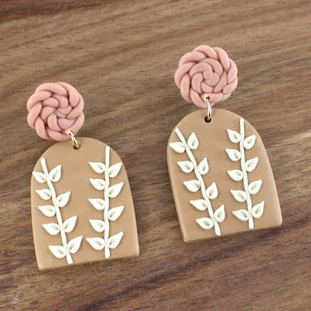 E23235 Knitting Branch Earrings for wholesale by Pretty Persuasions