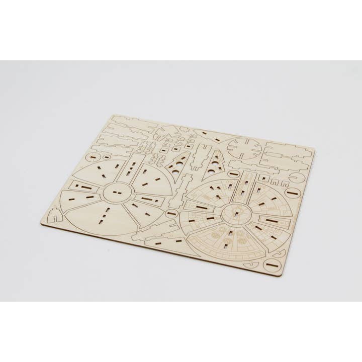 Insight Editions - Wholesale DIY Craft Kit - IncrediBuilds: Star Wars: Millennium Falcon 3D Wood Model