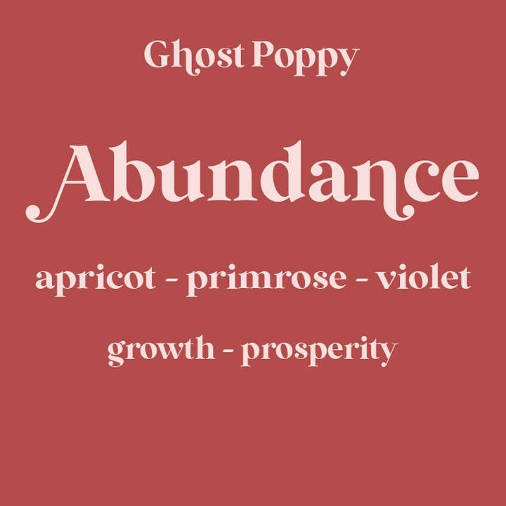 Ghost Poppy - Wholesale Incense - Abundance Incense2