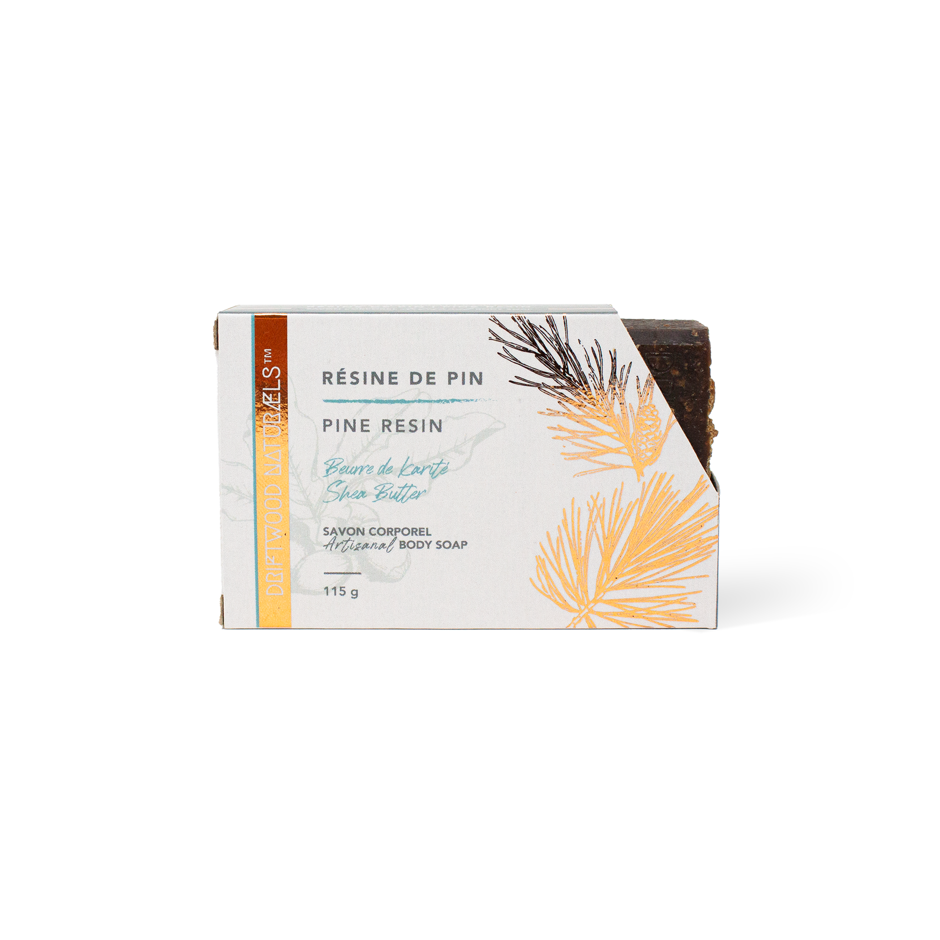 DRIFTWOOD NATURALS - Wholesale Bar Soap - Résine de Pin - Savon Corporel Artisanal1