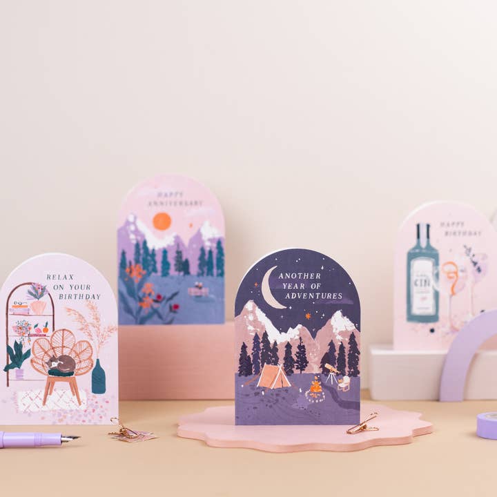 Sister Paper Co. - Wholesale Birthday Card - Happy Birthday Gin Card | Birthday Cards | Cocktail Card