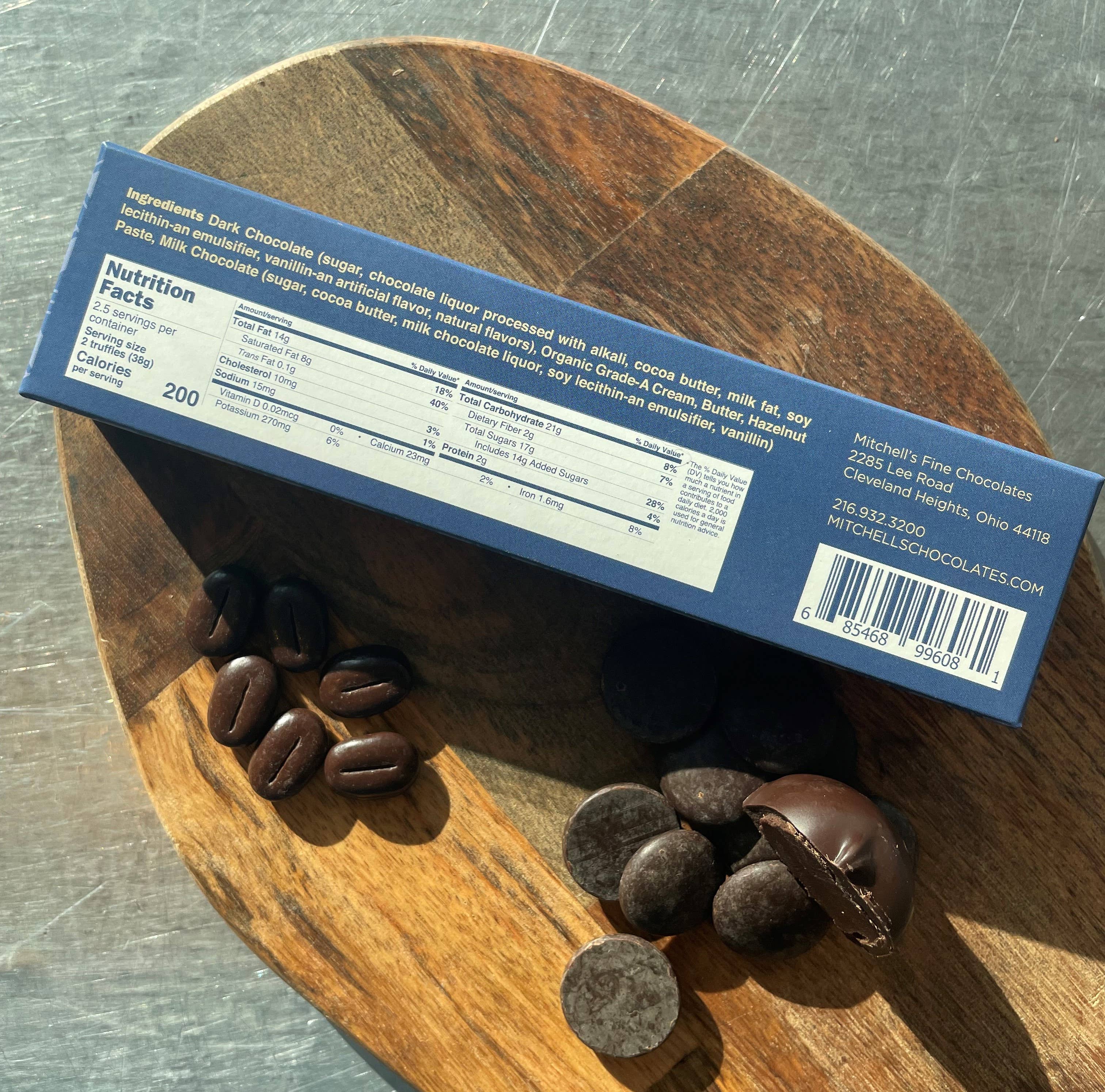 Mitchell's Fine Chocolates - Wholesale Chocolate Box - Dark Chocolate Assorted Truffles5