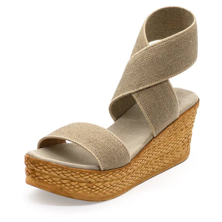 Bermuda Core - Wrap-Up Espadrille Platform Wedge - Spring for wholesale by Charleston Shoe Co.