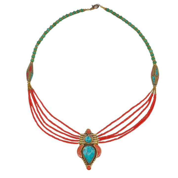 Didi Bahini Fair Trade - Wholesale Pendant/Charm Necklace - Pumori Tibetan Necklace2