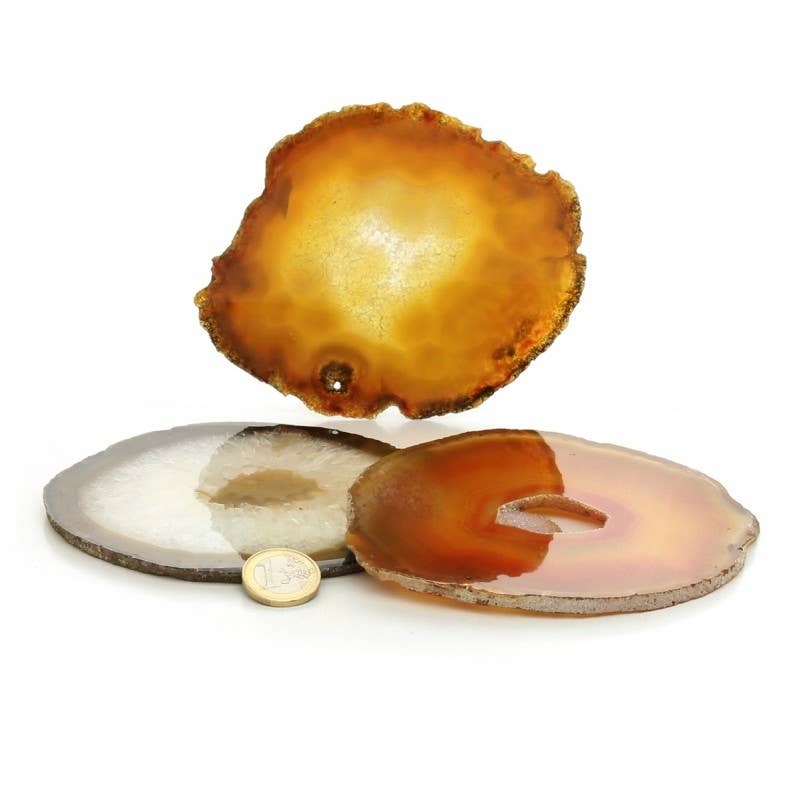 UniArt - Vendita all'ingrosso Pietra/cristallo spirituale - Fette di agata naturale colorata - vari formati5