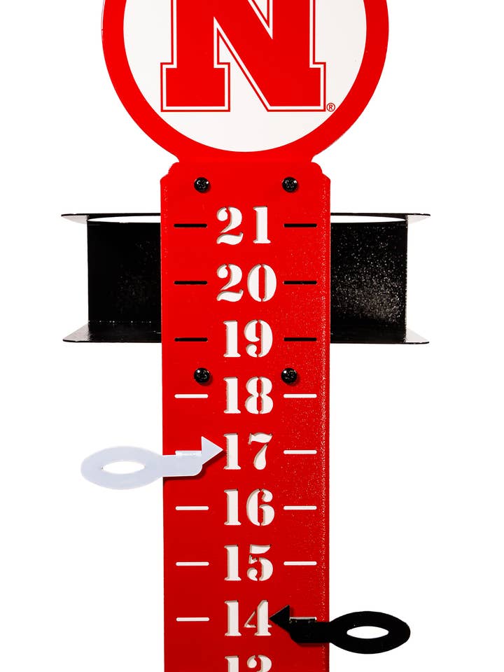 Nebraska Huskers Lawn - Placar Jogo de Campo - Marcador de jarda - Guarda-Redes por atacado de SWEN Products