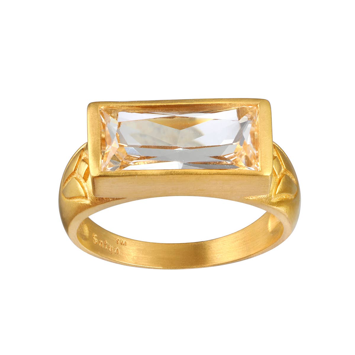 Satya Jewelry - Wholesale Single Stone/Solitaire Ring - Eternal Radiance White Topaz Ring 0