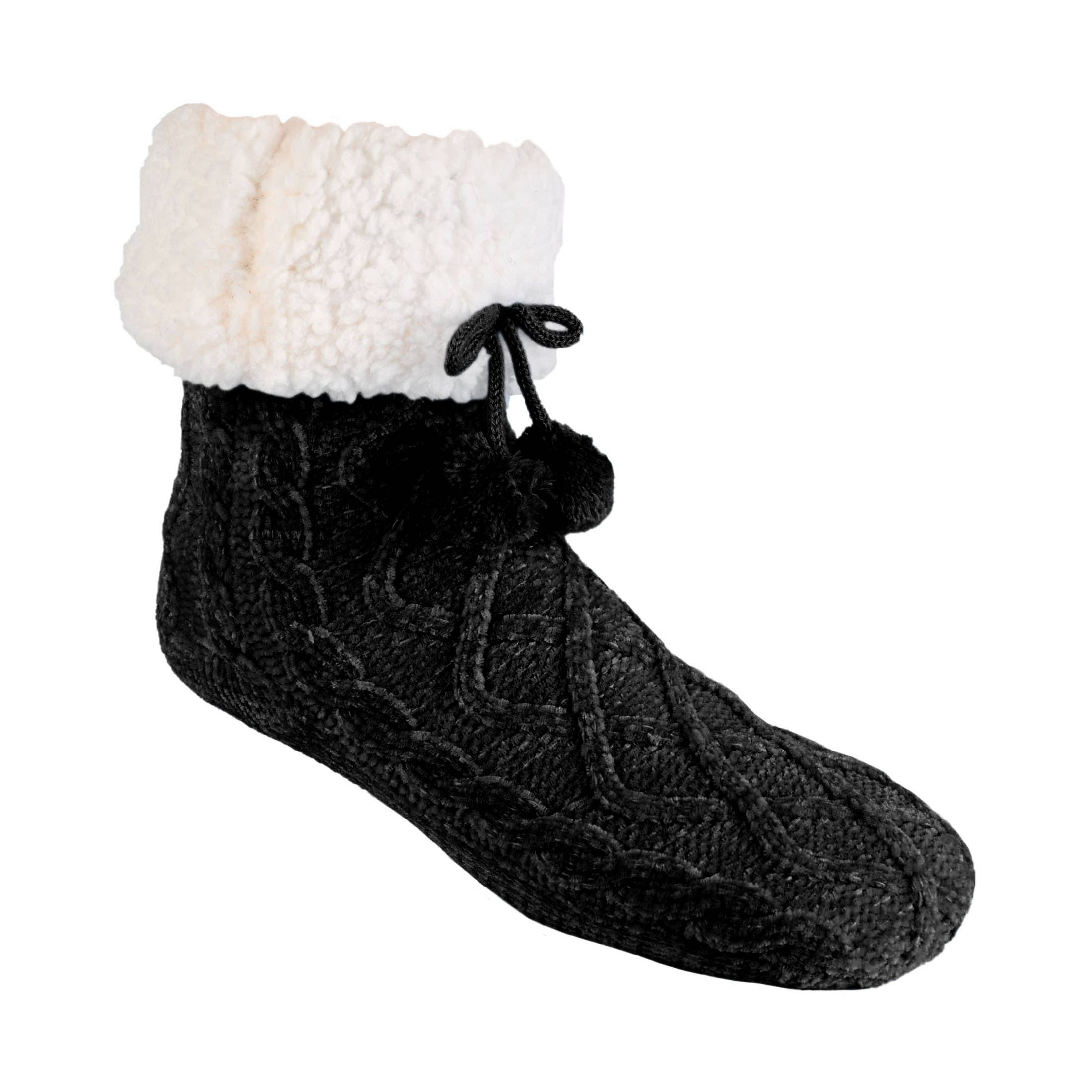 Pudus - Wholesale Sock Slippers - Women's - RECYCLED CHENILLE CLASSIC SLIPPER SOCKS1