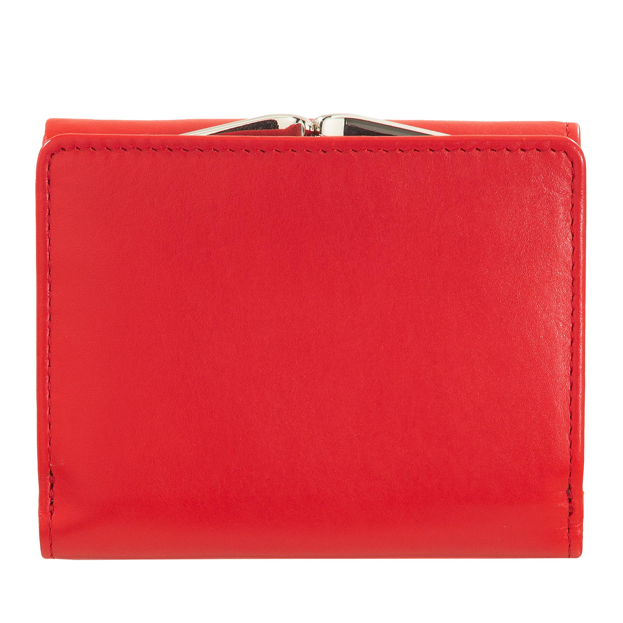 dudu - Wholesale Wallet - Women's - Dudu Women'S Leather Compact Wallet Clic Clac Red Flame2