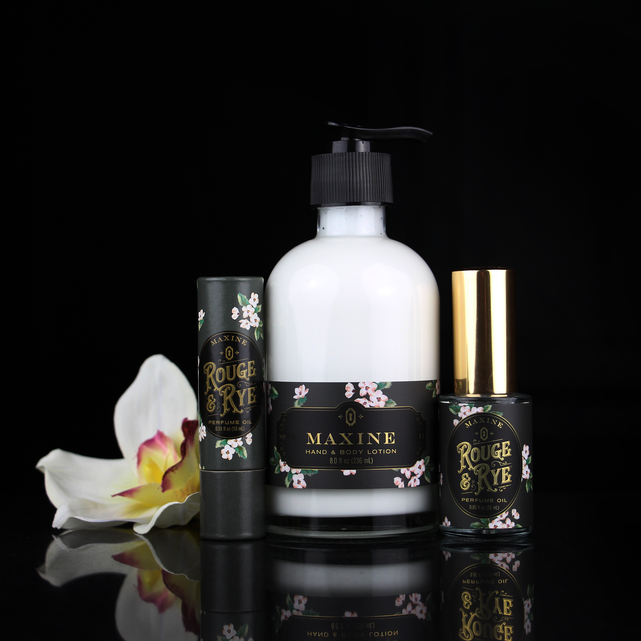 Rouge & Rye - Wholesale Roll-On Fragrance - Maxine Perfume Oil • Vanilla and Leather2