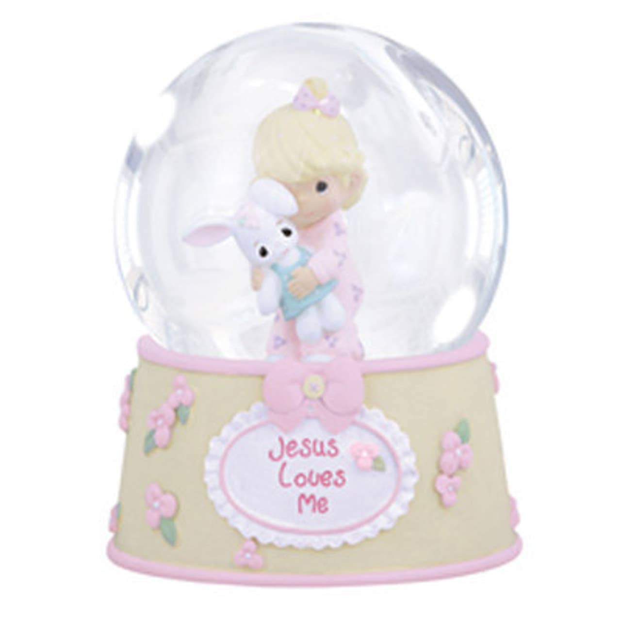 Precious Moments - Wholesale Snow Globe - Precious Moments Girl With Bunny Waterball0