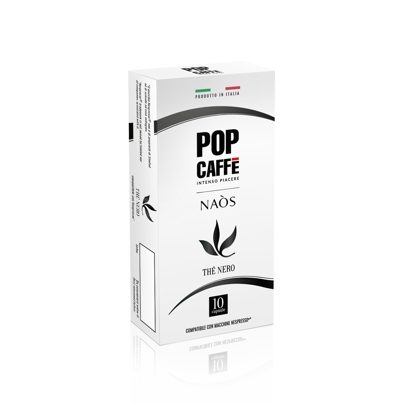 POP CAFFE' - Wholesale Instant Coffee/Espresso - NAOS DRINKS - BLACK LEAF TEA
100% made in Italy0