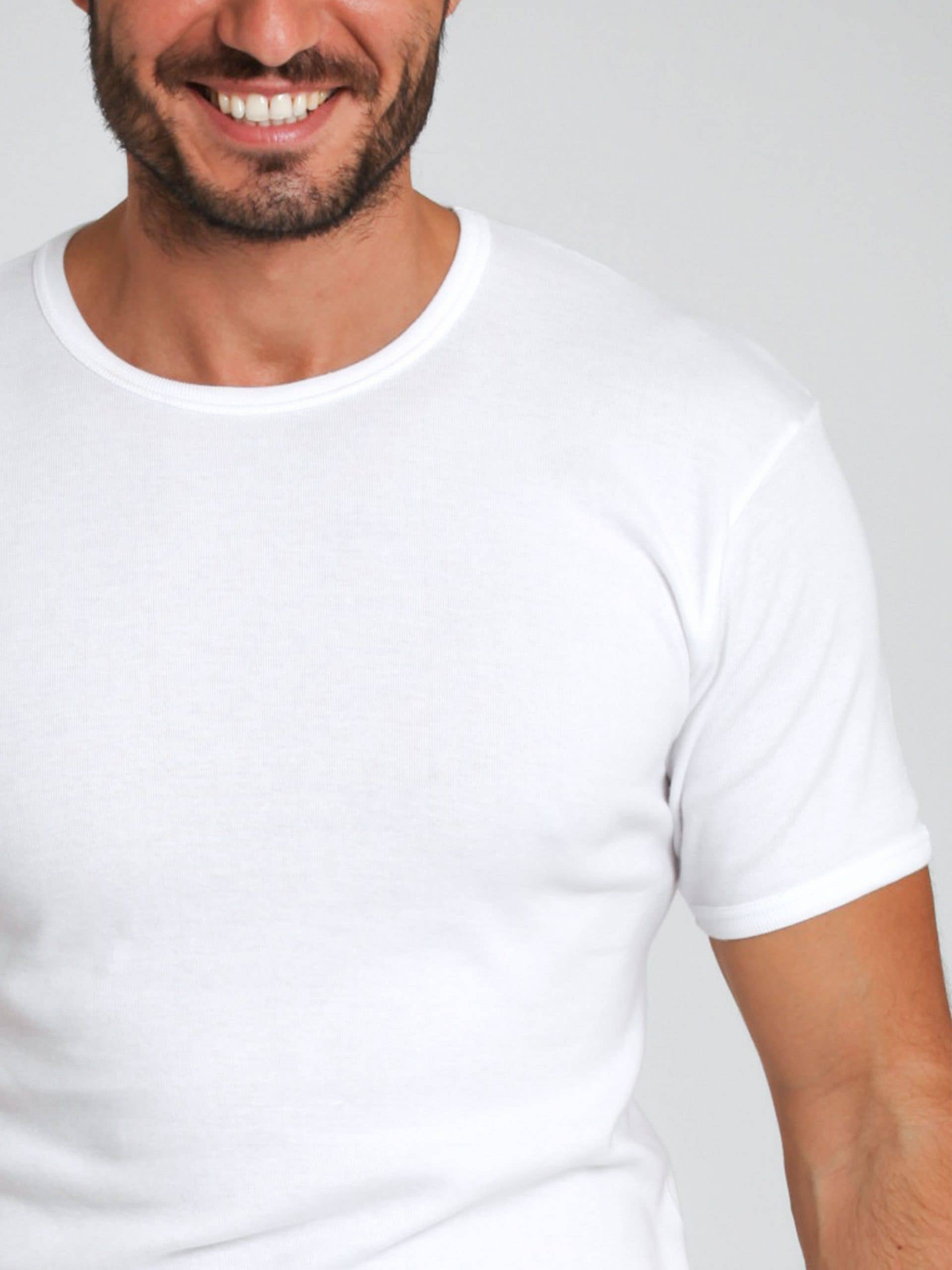 Basic Cotton - Wholesale T-Shirt - Men's - Men's Cotton Crew Neck T-Shirt1