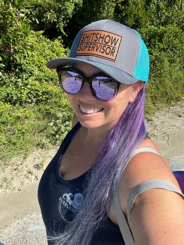 Shitshow Supervisor Funny Adult Hat for wholesale by BUBBLEHEAD INK