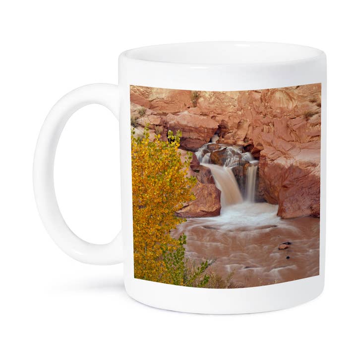3dRose - Wholesale Coffee Mug - 3dRose, USA, Utah, Capitol Reef, Waterfall, Fremont River - US45 BJY0012 - Jaynes Gallery, Mug8