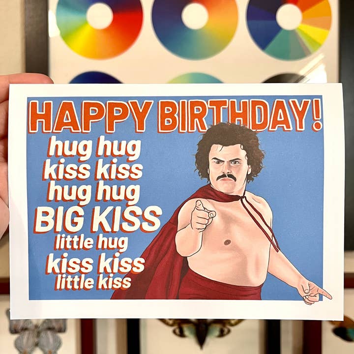 GoochDoods - Wholesale Birthday Card - Nacho Libre | Jack Black | Birthday Card