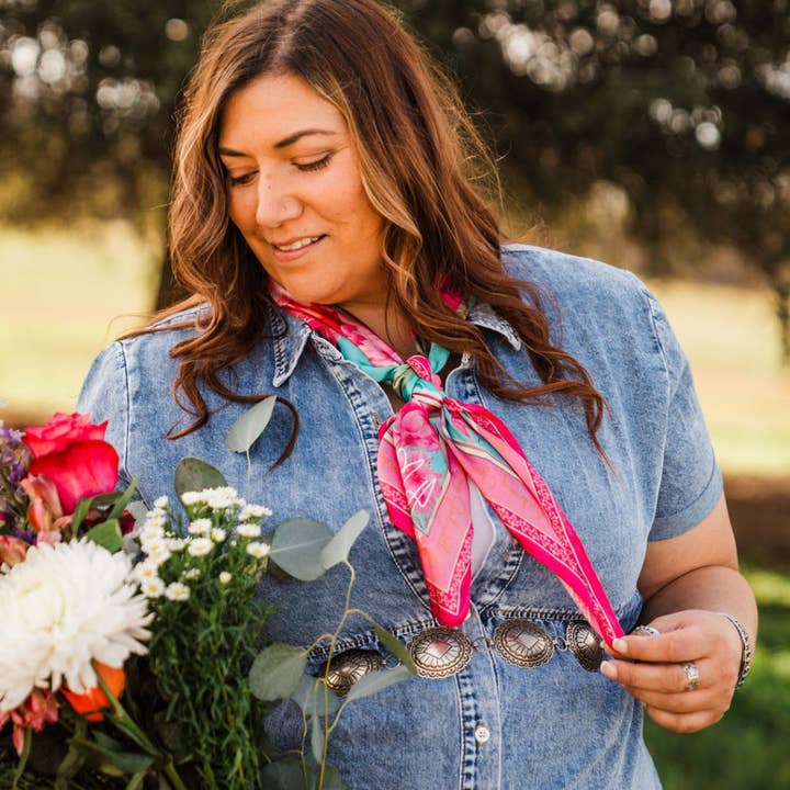 Whipin Wild Rags - Wholesale Scarf - Women's - Faith Women's Silk Scarf 36x36 Inches1