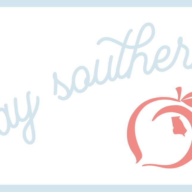 Stay Southern Decal for wholesale by Peach State Pride