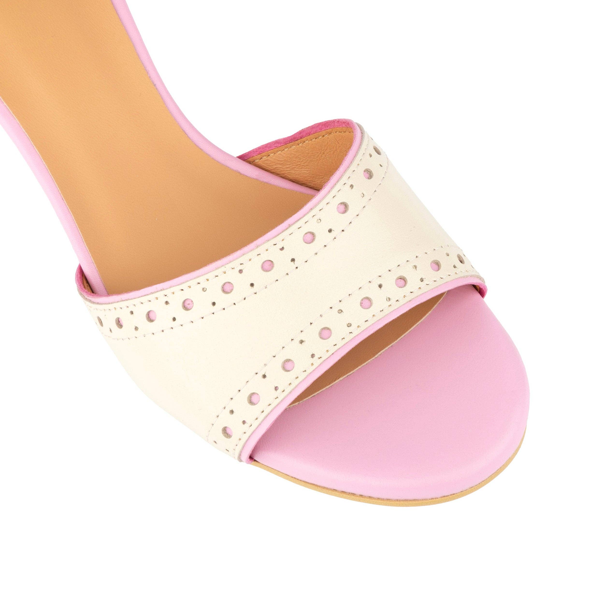 Embassy London – wholesale High heels – Women’s – Croupier - Pink & White Pastel7