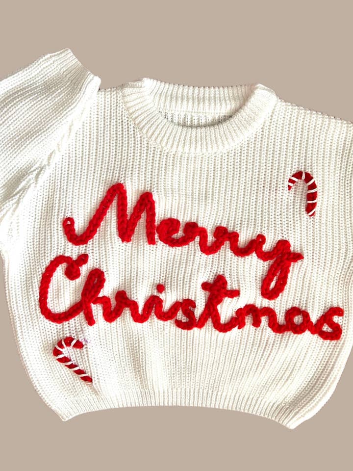 Camisola de Natal para bebé por atacado de Little Organic Co