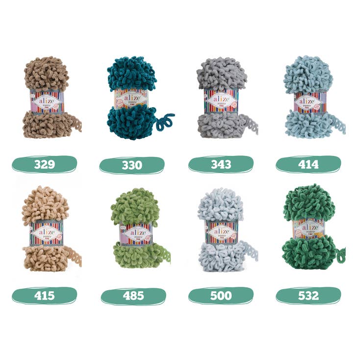 Craftsyarn - Vendita all'ingrosso Lana - Alize Puffy Fine, Filato morbido, Filato Baby, Alize Puffy, Alize