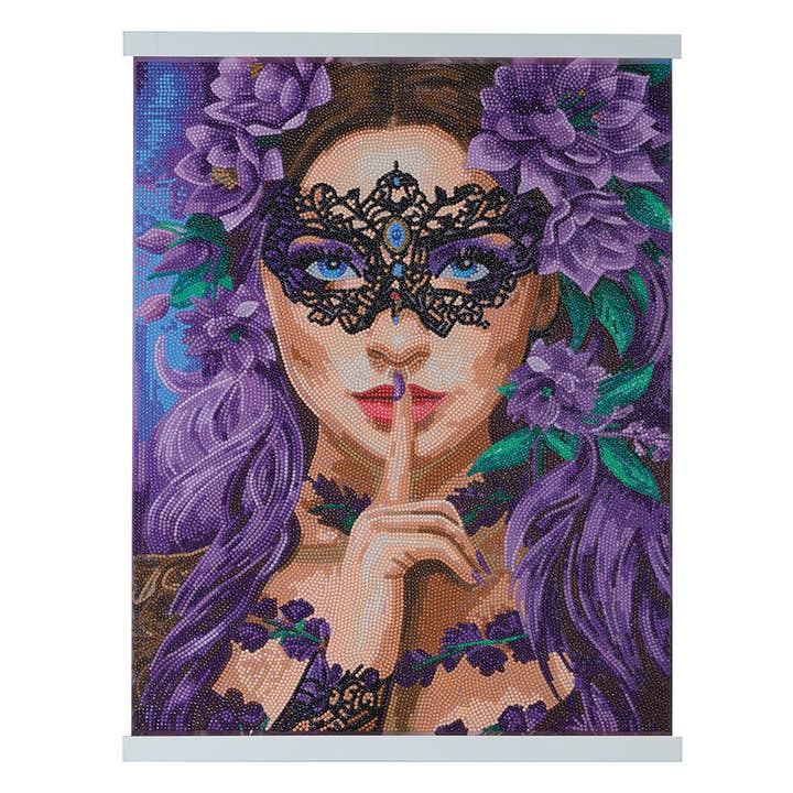 Crystal Art Scroll Kit: Floral Whisperer for wholesale by Outset Games and Cobble Hill Puzzles