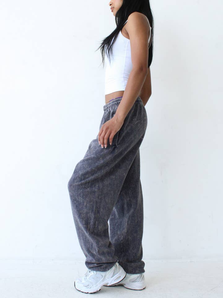 American Recycled Clothing - Wholesale Lounge Sweatpants/Joggers - Women's - Washed Solid Sweat Pant Bundle 1