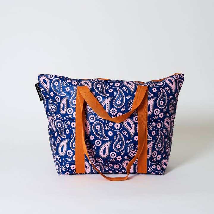 Project Ten Pty Ltd - Wholesale Tote bag – Unisex - Paisley Zip Medium Tote