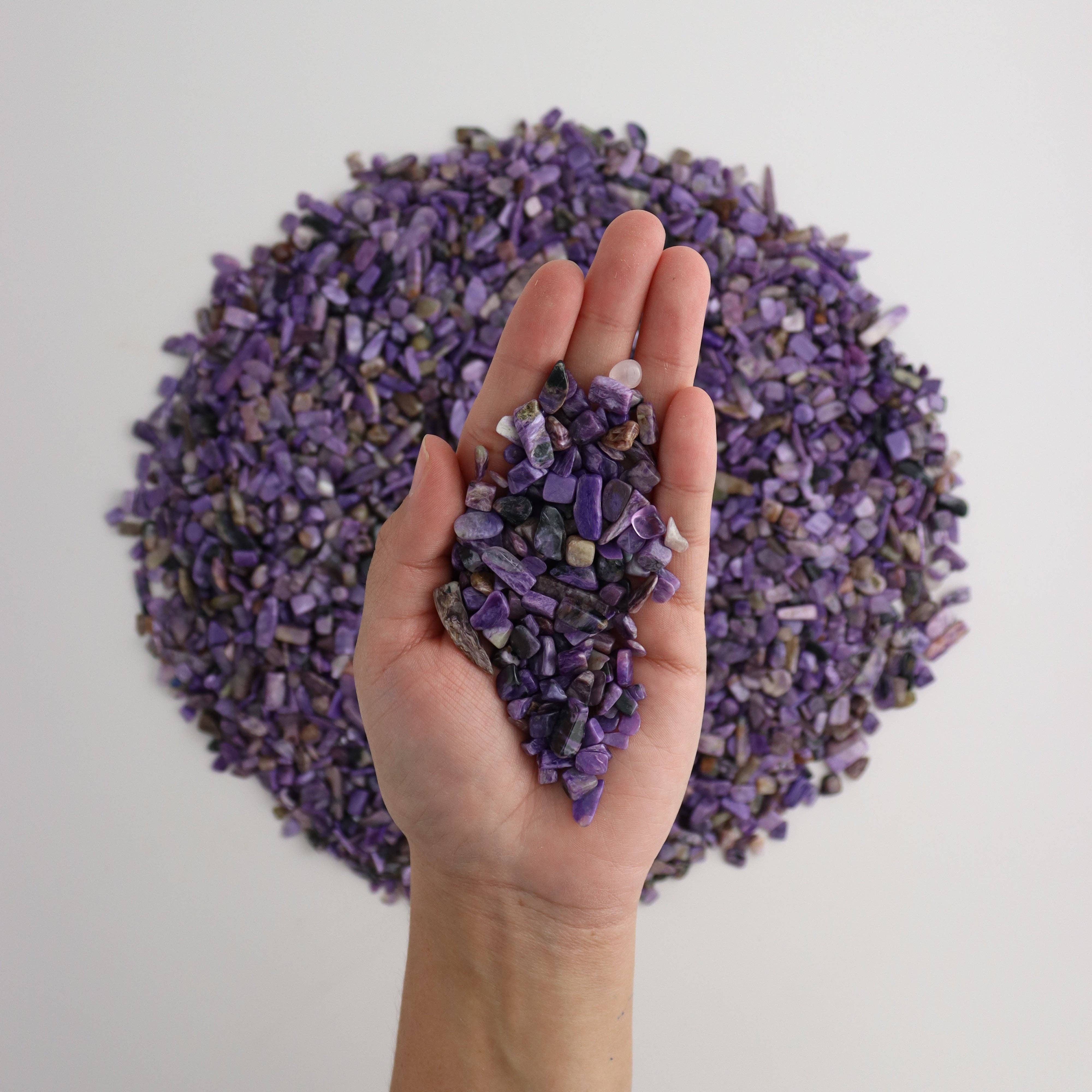 Mi Esperanza Minerals - Wholesale Spiritual Stone/Crystal - 1kg Charoite Chips1