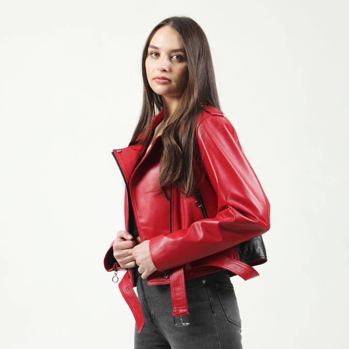 Dericlub Damen Echtlederjacke und -mantel für den Großhandel von Dericlub