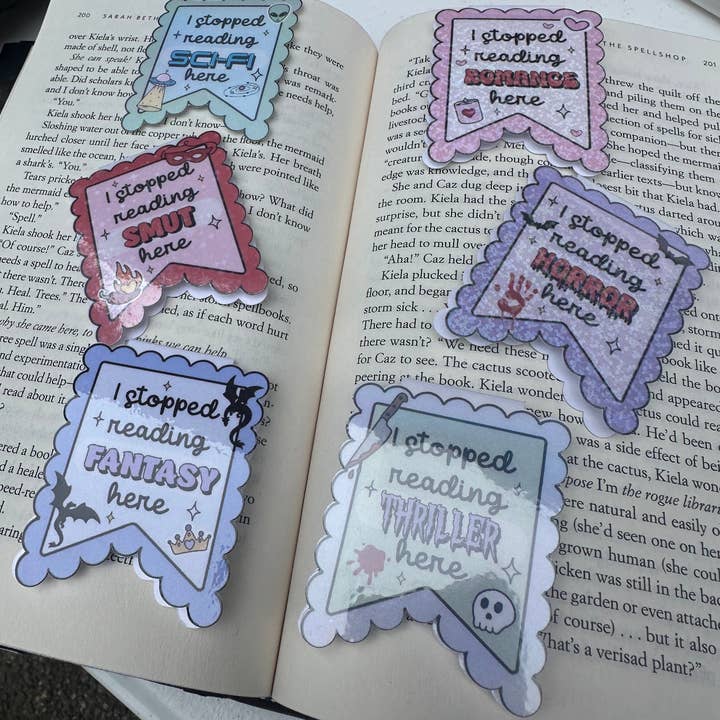 Brinnvill Books - Wholesale Bookmark - Thriller postage magnetic bookmark1