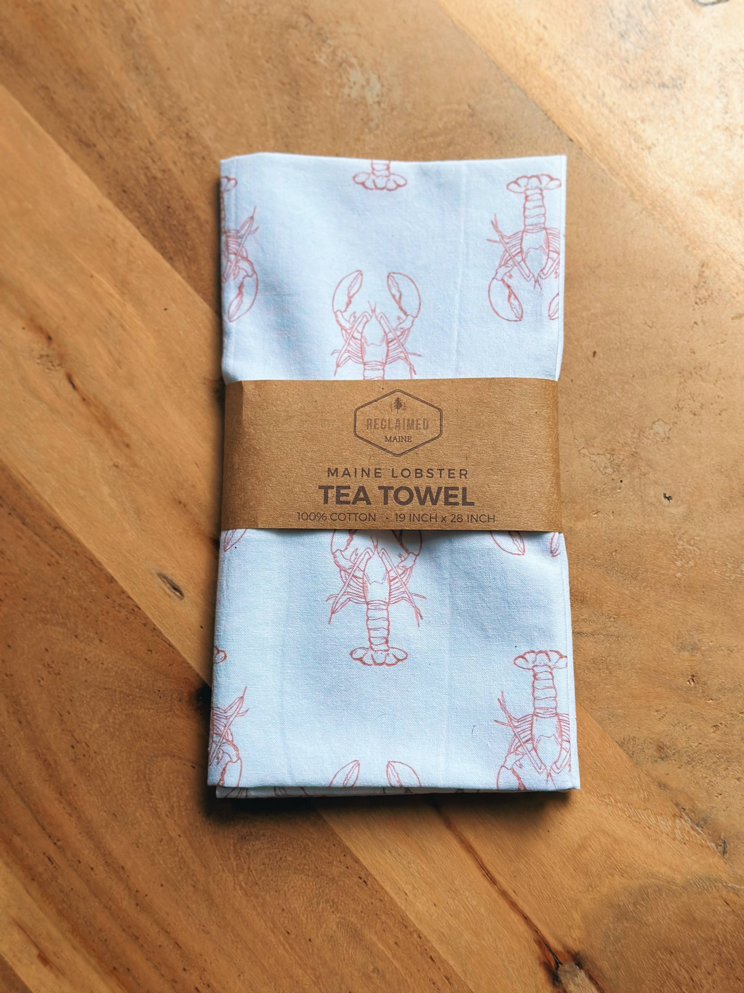 Reclaimed Maine Co. - Vente Torchons - Torchon Lobsters | Torchons de cuisine Coastal2