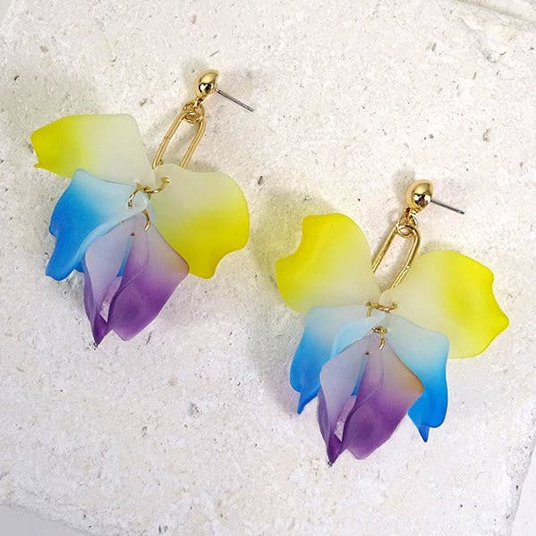 LINEAR ACRYLIC MULTI COLOR EAR | 260394716 for wholesale on Faire0