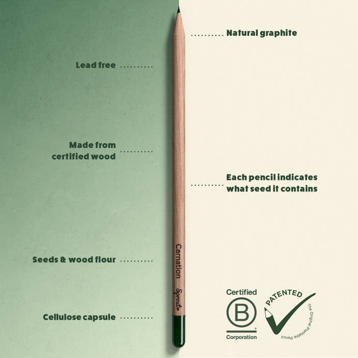 SproutWorld - Wholesale Pencil - SproutWorld Plantable Pencils | X-mas · 5 pack8