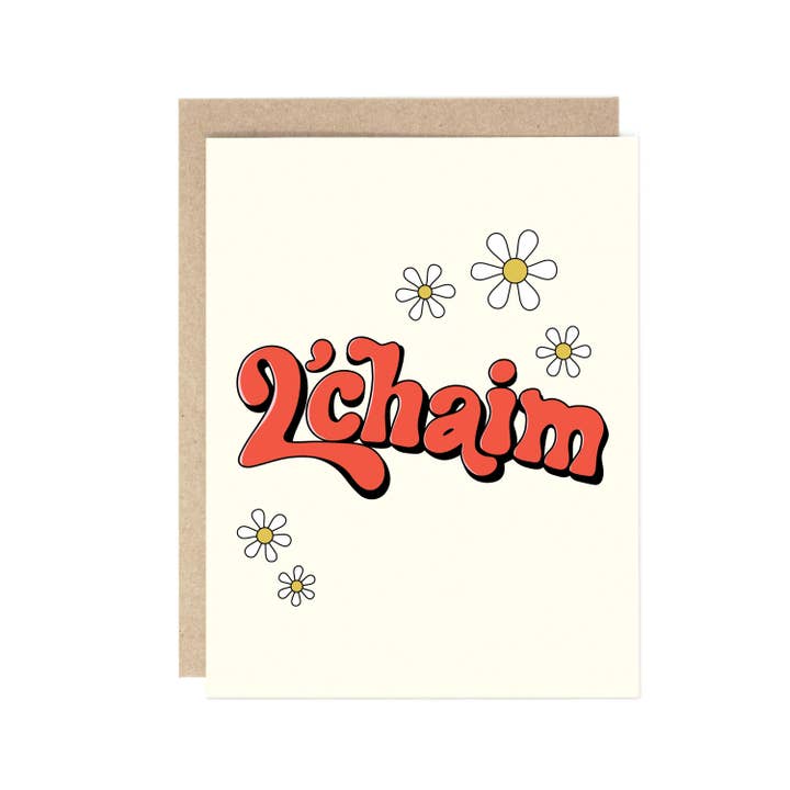 Drawn Goods - Venta al por mayor Tarjetas de felicitación - Tarjeta L'Chaim