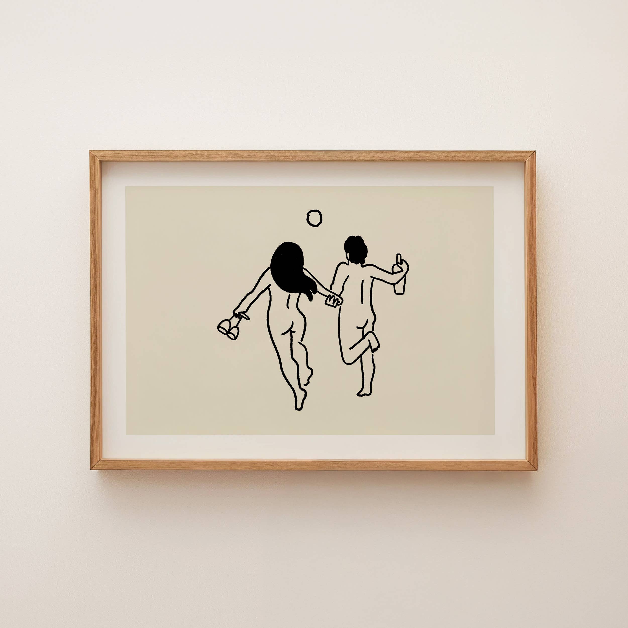 Tumbleweed Design Studio - Wholesale Kunstprint - Minimalistische Kunstprint voor Wijnliefhebbers