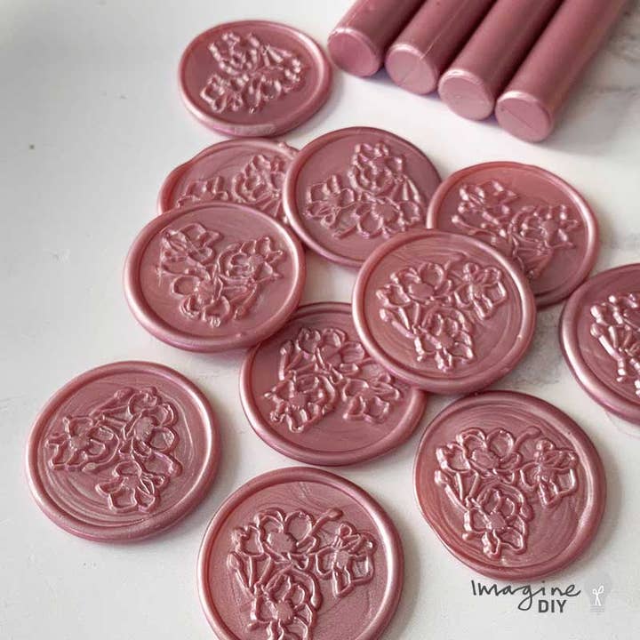 Imaginediy – wholesale Rubber/decorative stamp – Wild Poppy - Wax Seal3