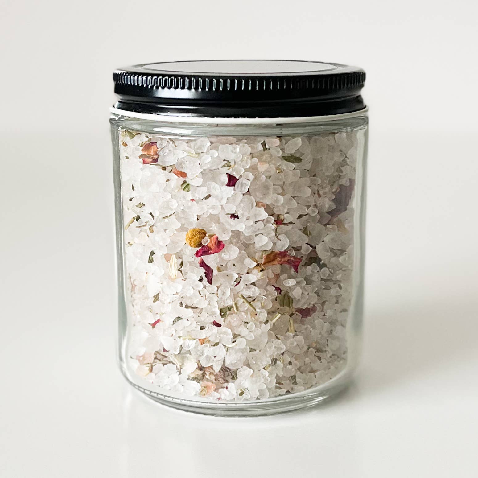 The Bohemian Box Shop - Wholesale Bath Soak/Milk - Flower Garden Bath Soak - 8oz Glass Jar of Bath Salts1