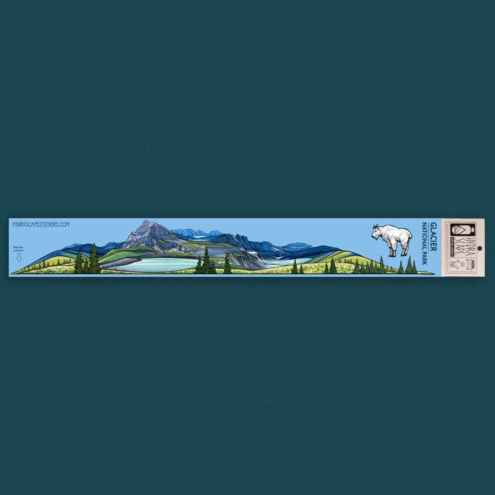 Hydrascape Stickers - Wholesale Sticker - Glacier National Park Infinity Sticker