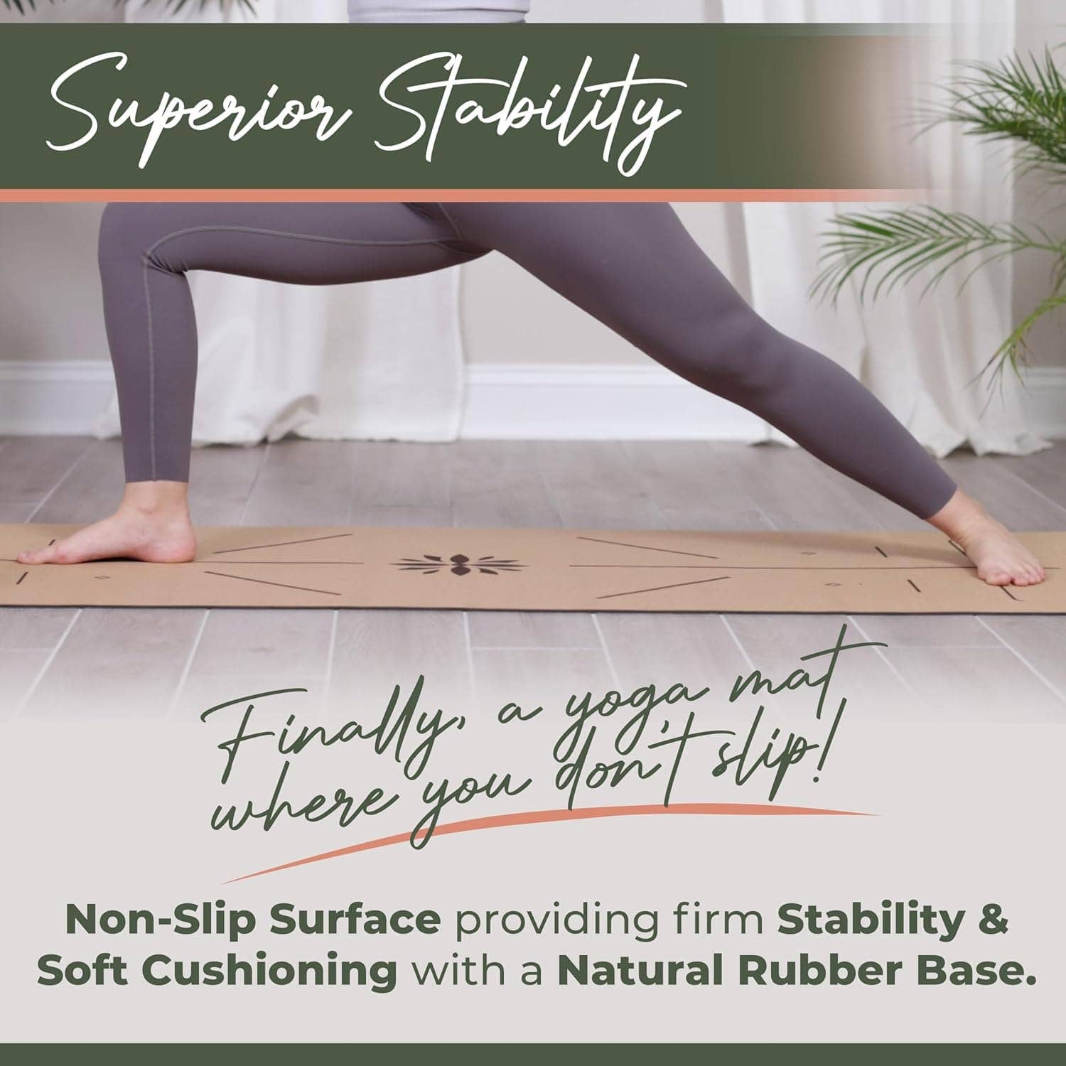 YO GAYO - Vente Tapis de yoga - Tapis de yoga en liège ultime et kit d'essentiels6