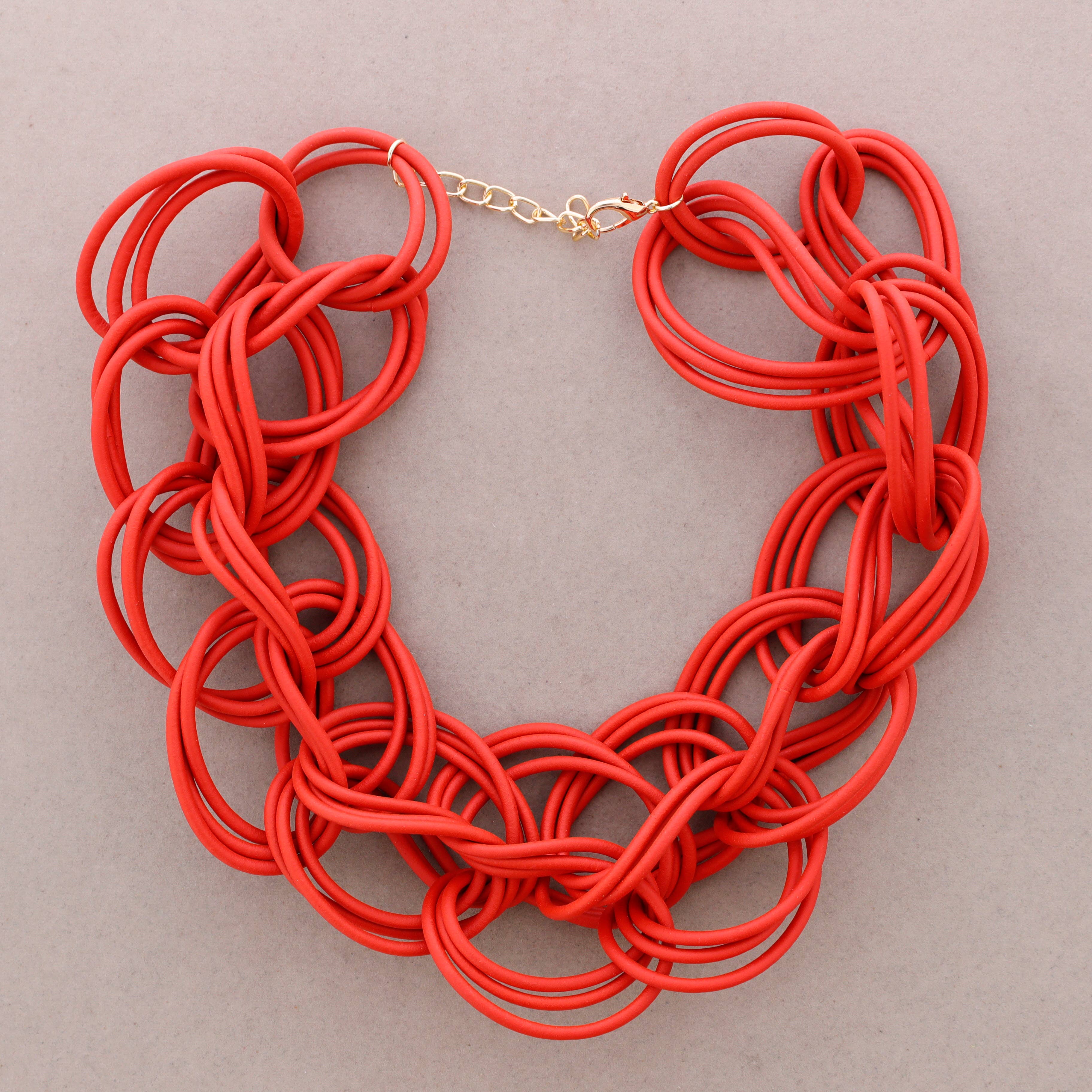 Sonata - Wholesale Snap Jewelry - Rubber Link Choker3