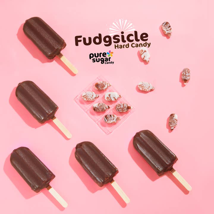 Pure Sugar Candy - Wholesale Hard Candy - Fudgesicle Popsicles- Hard Candies