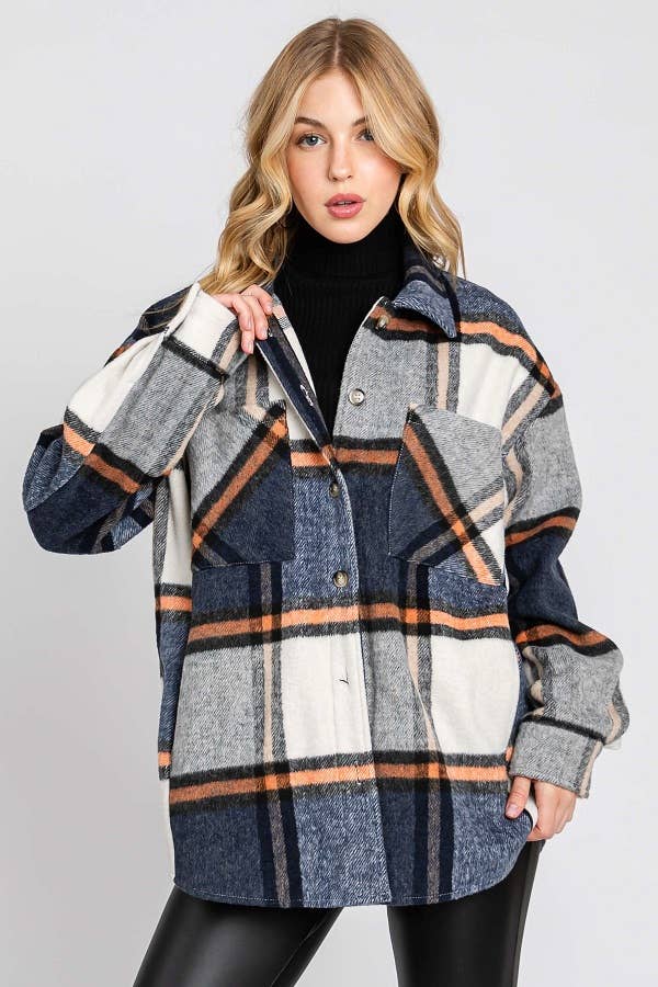 Chris & Carol Apparel - Wholesale Shirt Jacket/Shacket - Women's - 3410T1