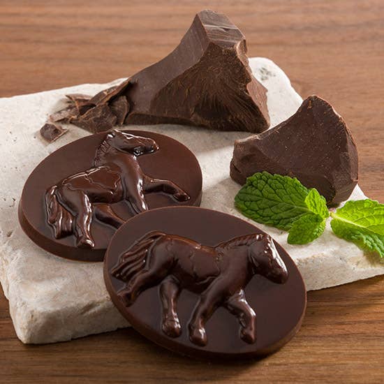 Harbor Sweets Chocolates - Wholesale Chocolate - Dark Chocolate Peppermint Ponies Bulk 70 Pc.2