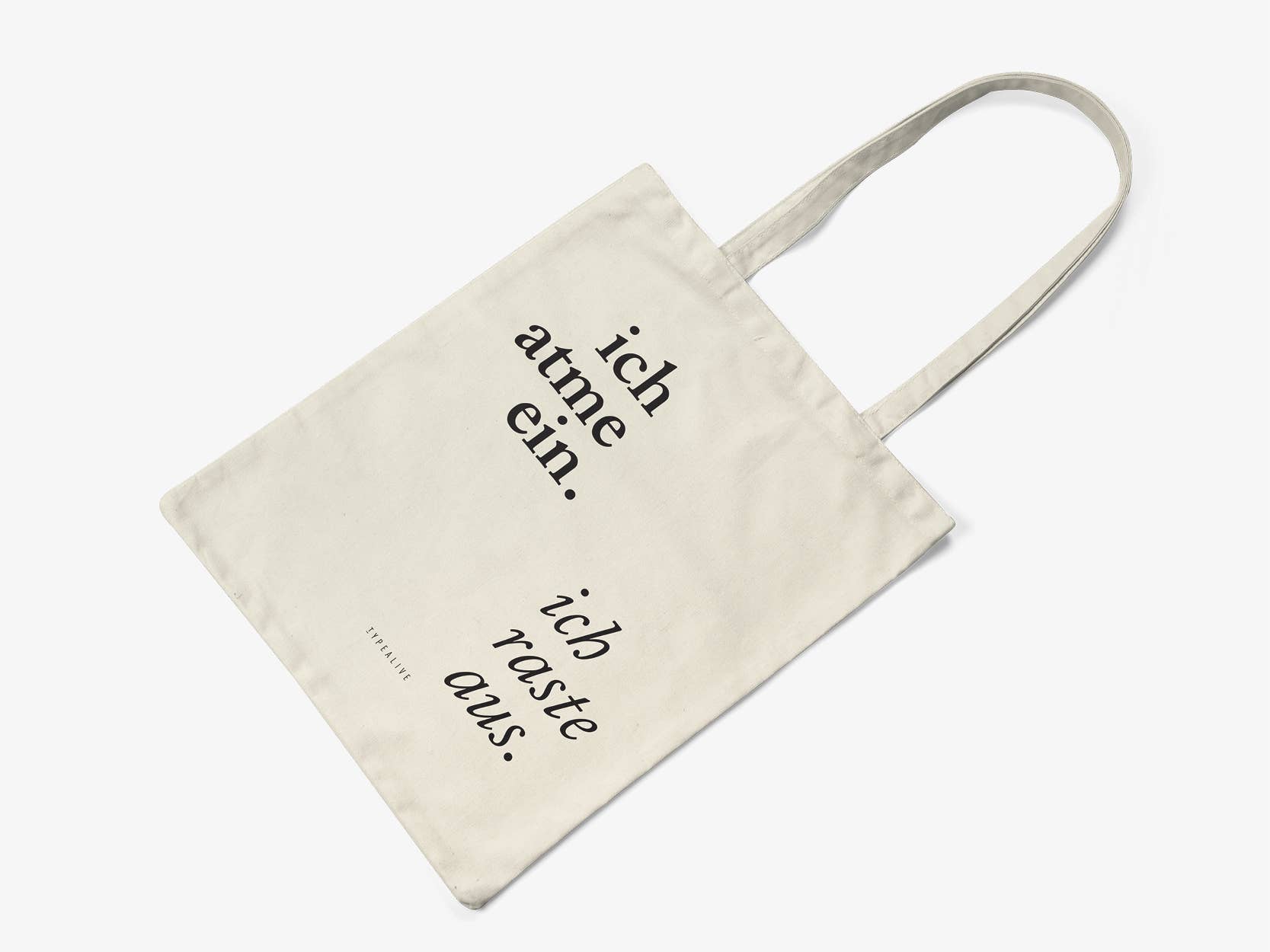 typealive - Wholesale Tote Bag - Unisex - Cotton bag/I'm breathing in1
