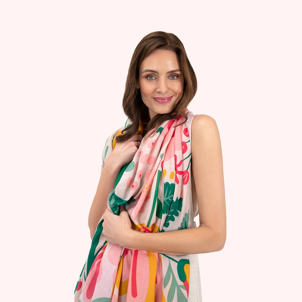 Powder Design inc - US - Wholesale Scarf - Women's - Print Scarf - Pop Flower Posie1