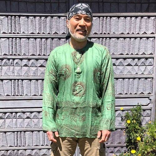 Jayli Clothing - Wholesale Tunic - Women's - Boho Hippie Rayon Prayer Print Long Sleeve Lightweight Shirt4