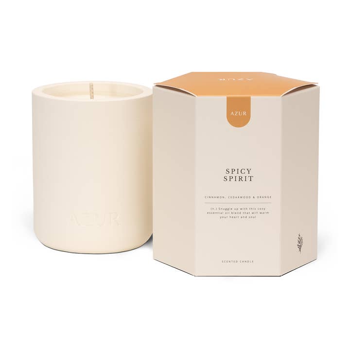 Spicy Spirit | Natural soy wax candle | Essential oils for wholesale by Azur Natural Bodycare BV