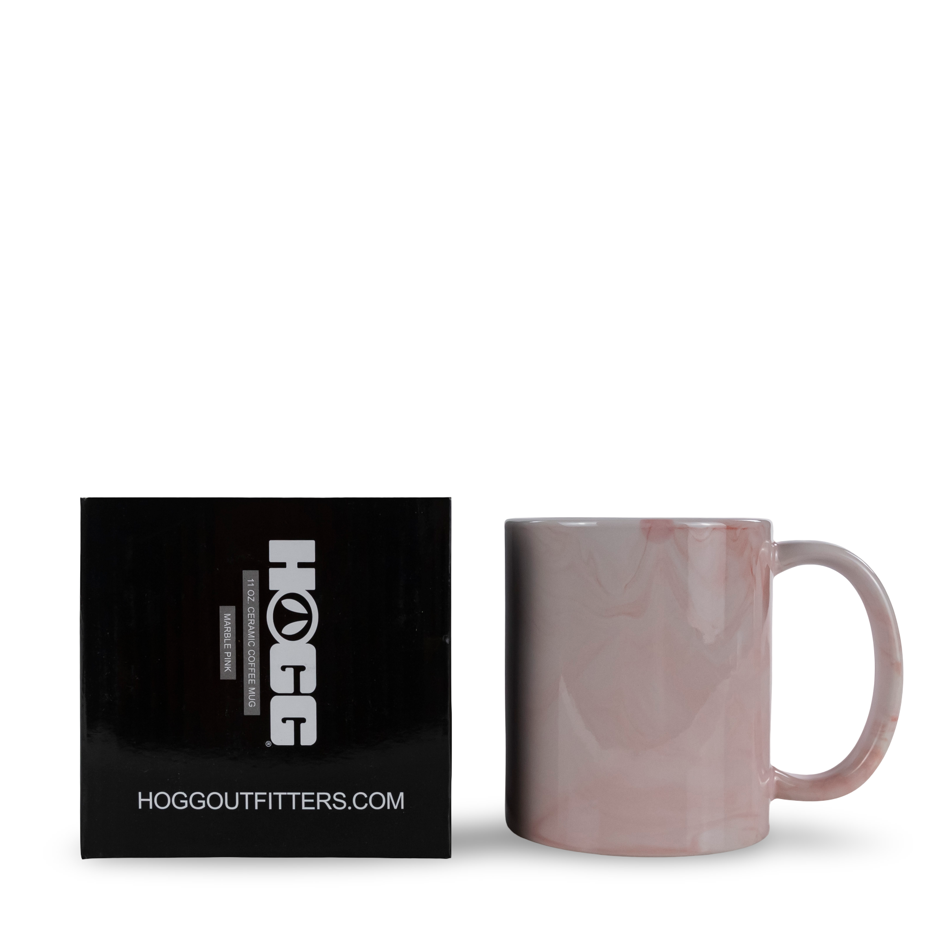 Hogg Outfitters - Wholesale Coffee Mug - 11oz SUBLIMATION CERAMIC COFFEE MUG - MARBLE PINK1