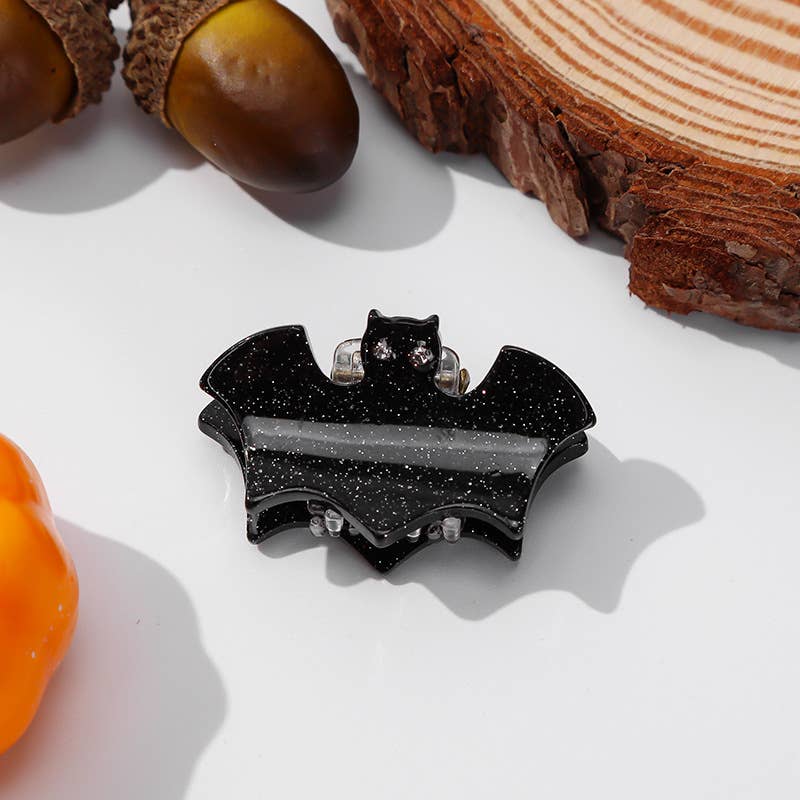 SoapElenGlen – wholesale Hårklämma - Dam – Roliga Halloween-serien Acetat Mini Hårklämmor6